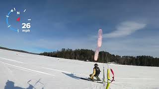 Kite Skiing F-One Halo kites