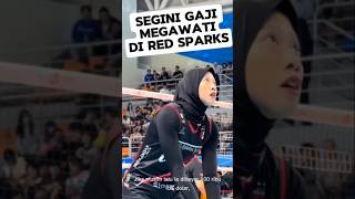 Gaji megawati dired sparks#shorts #megawatihangestri #redsparks #volleyball #tranding