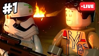 🔴 (LIVE) LEGO STAR WARS: O DESPERTAR DA FORÇA - PROLOGO + CAPITULOS 1 E 2! #01