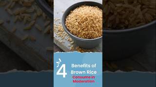 The Benefits of Brown Rice 🌾 – But Watch Out for Overconsumption! ⚠️ #shorts #shortshealth