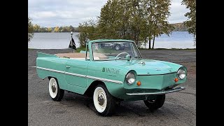 1964 Amphicar maiden voyage, restored by Tom Maruska