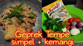 Cara membuat geprek tempe simpel dan enak