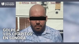 Golpe al narcotráfico: arrestan a 'El Pelón', presunto operador de 'Los Chapitos' en Sonora