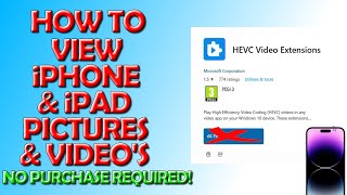 How To Open Pictures & Videos Downloaded from an iPhone or iPad on Windows 10 using Free Software!