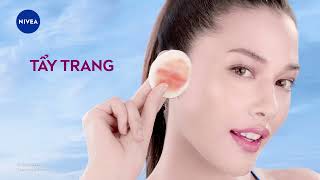 TẨY TRANG SẠCH SÂU, DƯỠNG SÁNG DA SAU 7 NGÀY VỚI NƯỚC TẨY TRANG NIVEA!