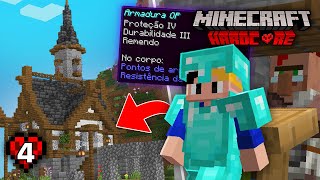 CONSTRUÍ a CASA dos VILLAGERS e FIQUEI OP! | Minecraft Hardcore 1.19 | Episódio 4