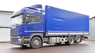 Scania R 400 бортовая платформа предназначенная для перевозки радиоактивных отходов