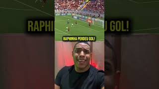 Gol perdido por Raphinha. #brasil #cbf #selecao #gol #dorival #vinijr #neymar #venezuela #futebol