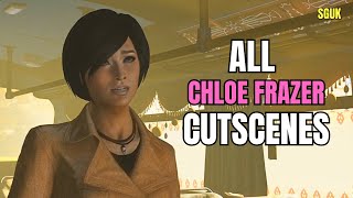 All CHLOE FRAZER Cutscenes in Uncharted 3 | Claudia Black