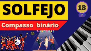 Solfejo - Exercício 18 - Compasso binário