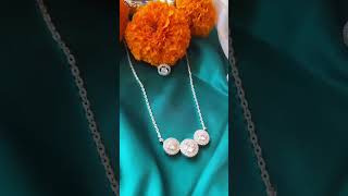 Celebrate this Diwali with Sparkling Silver Jewellery Set | CLARA