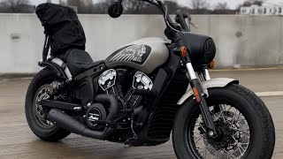 Indian Scout Bobber Viking Bags Sissy Bar Bag Install & Review