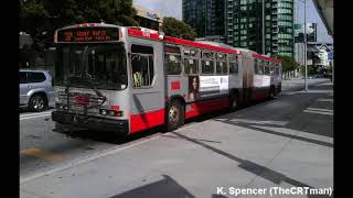 SF Muni 2001 Neoplan AN460 6289 (2015 Audio Recording)