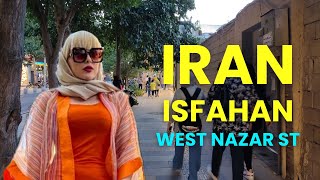 IRAN | Walking Iran Cities 2022 West Nazar Street Part 1| Iran Vlog | Isfahan city