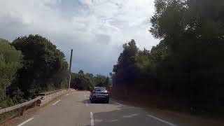 France Corse Route Propriano vers Ajaccio Gopro / France Corsica Road Propriano to Ajaccio Gopro