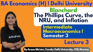 2024📚| Intermediate Macroeconomics 1 | Sem 3 BA (H) Economics, DU | Lecture 3 | Phillips Curve