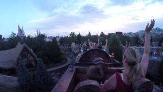 7 Dwarfs Mine Train last carriage POV GoPro