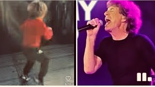 Mick Jagger’s Son Dances Off Stage at a 2024 Rolling Stones Concert