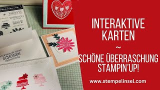 Hilfe! Wie geh's? Interaktive Karte mit dem Set Schöne Überraschung-3 Varianten erklärt~Stampin'UP!