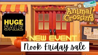 New Black Friday event [Nook Friday Sale] in ACNH 2.0 update | Animal Crossing New Horizons