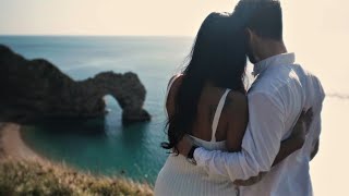 Natalia + Pablo ~ Cinematic Save the Date ~ Wedding Invitation Video ~ Durdle Door beach, Dorset