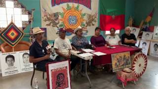 #AyotzinapArizona TONATIERRA: Conferencia de Prensa - 26 de septiembre de 2019