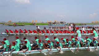 গান ও বৈঠার তালে হয়ে গেলো ঐতিহ্যবাহী নৌকা বাইচ  ||  Traditional Boat Ride