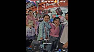 Cute Girl Shocking 😂 Reaction Kawasaki Ninja Z1000 #publicreaction #girlreaction #shorts