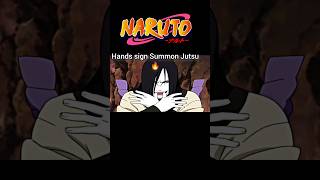 Summon Jutsu in Naruto 🔥 #naruto #summonjutsu #narutoedit #jiraiya #handsign #anime #animeedit #fyp