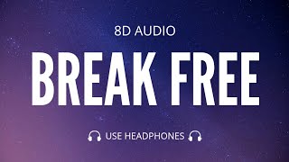 Ariana Grande - Break Free (8D AUDIO)