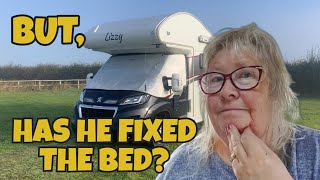 But, has he fixed the bed? [The non-Elddis solution] #vanlife