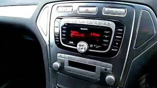 Debonding phone from ford Mondeo 58 plate. Sony player