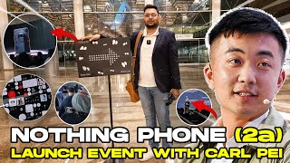 Vlog 4 - Nothing Phone (2a) Launch Event Par Hua Kalesh | Met Carl Pei | Yashobhoomi Walkthrough