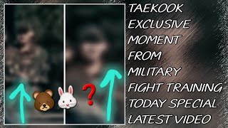 OMG!😱💋Taekook Exclusive Moment From Military Fight Training Today(New)#bts#taehyung#jungkook#btsarmy