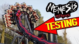 Nemesis Reborn is TESTING!! - Alton Towers