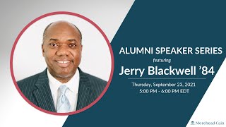 Alumni Speaker Series with Jerry Blackwell ’84 on his prosecution of the Chauvin trial