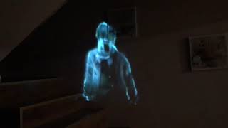 #28 Efekt hologramu za pomocą projektora