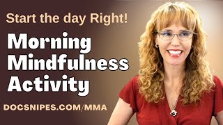 Morning Mindfulness Activity | CBT Counseling Tools