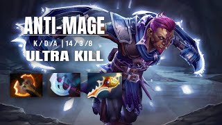 Anti-Mage Ultra Kill gameplay with battle fury manta RAPIER | #dota2 #dota2indonesia #dota2gameplay