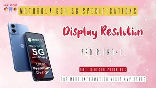 Motorola G34 5G Smartphone | Best 5G Smartphone Under 10000 In India | Moto G34 5G Review |Hmp Store