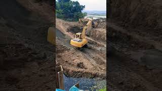 Amazing Work At Excavators | এস্কেভেটর #shorts #youtubeshorts #short  #truck