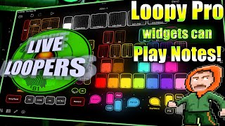 Loopy Pro Widgets that play notes (for more expressive touchscreen music)