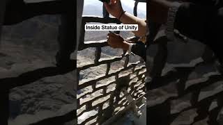 What's inside the Statue of Unity 😮 #statueofunity #statue #gujarat #sardarpateljayanti