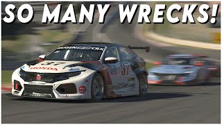 Avoiding Wrecks in the Honda Civic Type R at Spa-Francorchamps | iRacing - The Race #27