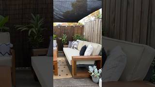 How to make an outdoor sofa lounge under $200 #diyoutdoorfurniture #outdoorsofa #outdoorfurniture