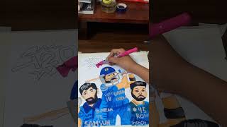 Rohit and Bumrah drawing last Part #drawing #rohitsharma #bumrah #art @AvirajStudiosOfficial