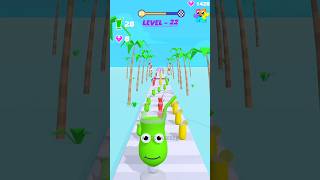 Juice Run 3D Level-22 Funny Gameplay Walkthrough #shorts #gaming #juicerun #trending