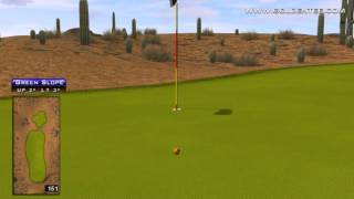 Golden Tee Great Shot on Jackrabbit Junction!