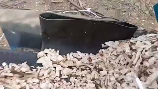 Portable PTO High capacity Tree log wood branch shredder sawdust chips making machine electric