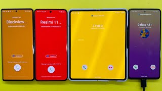 Incoming Call Samsung Z Fold3/Realme 11 Pro/Blackview A200 Pro/Samsung A51